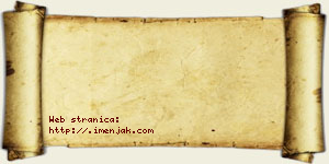 Hana Vukanović vizit kartica